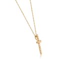 thumbnail image 3 of Pompeii 1/10ct Diamond Cross Pendant 10K Yellow Gold (G/H,I2), 3 of 5