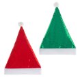 thumbnail image 2 of nipocaio 2 Pcs Chapeau de Noël Rouge Vert Pailleté Adulte Décoration de Fête Coiffe, 2 of 5