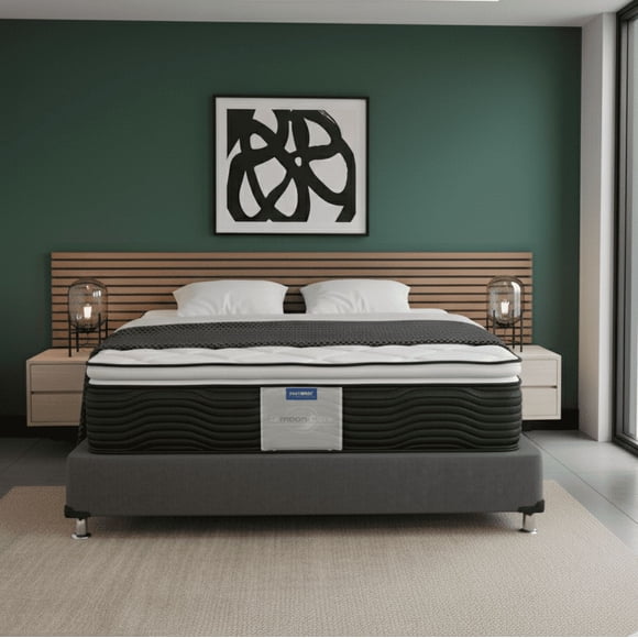 Colchón Individual Restonic Random Con 2 Almohadas y Complemento Mooncare