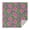 Pioneer Flower Floral-2, variant on Pioneer Flower Floral Print Pattern Square Tablecloth, Waterproof Wipeable Spillproof Washable Table Cover for Home Kitchen Party Decor, 42"x42"
