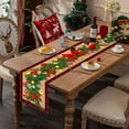 thumbnail image 4 of TanSiDing 2pcs Festive Christmas Tablecloth Waterproof Washable Holiday Dining Room Decor Indoor Outdoor Party Table Cover B, 4 of 4