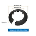 thumbnail image 2 of 11PCS Pipe Cover Decor 2.5in/63mm Flange Pipe Cover Decor PP Plastic, Black, 2 of 6