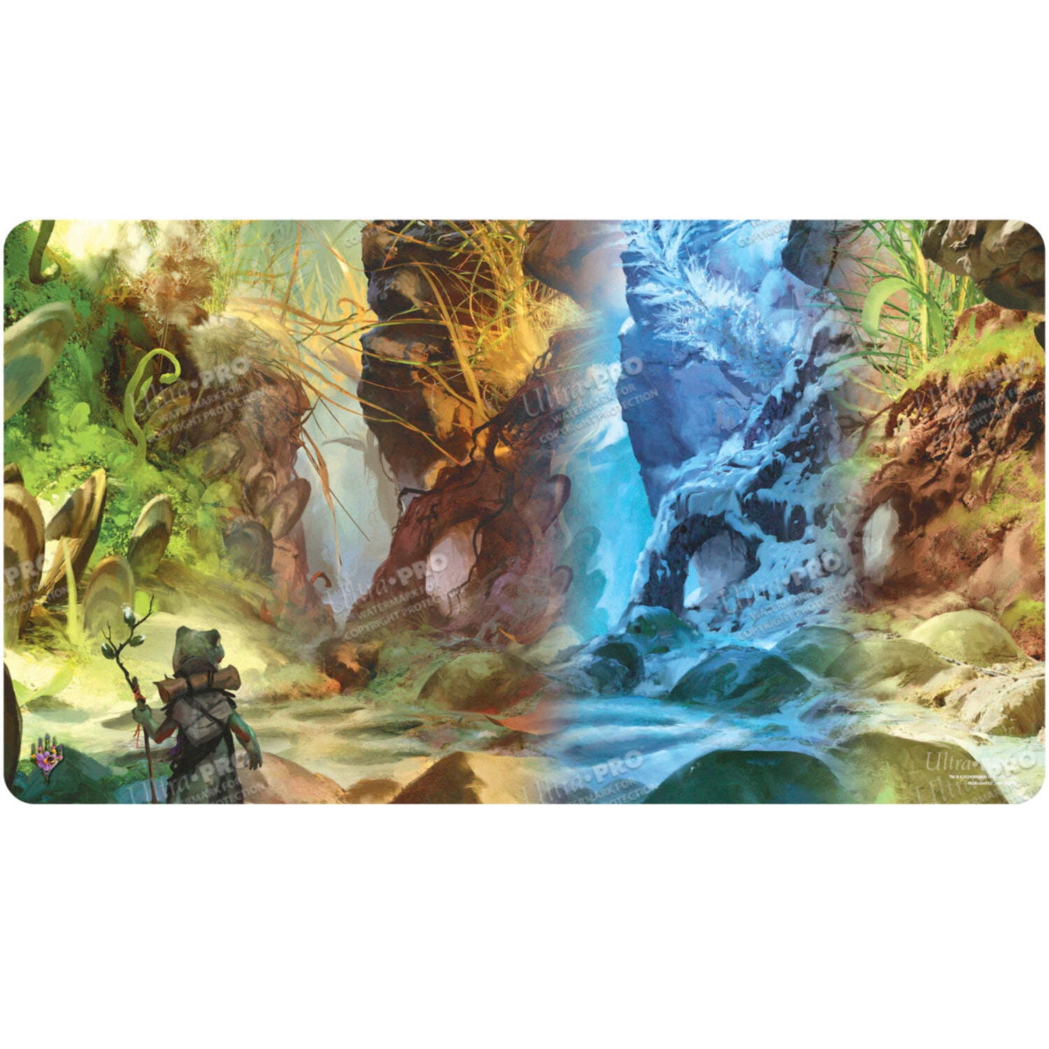 MTG Ravnica Allegiance Playmat – Offizielle Spielmatte, Ca. 61x33 Cm, Rutschfeste Unterseite, Als Mauspad Nutzbar
