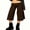 Dark Brown, variant on Fold Over Gaucho Pants for Women Foldover Solid Flowy Capri Pants Y2k Wide Leg Yoga Culottes