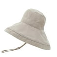 thumbnail image 4 of Fewfanhot Women’s Foldable Solid Color SunHat, Wide Brim Bucket Hat for Easy Packing, Travel, Beach and Outdoor Sun Protection, 4 of 4