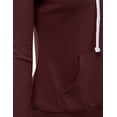 thumbnail image 2 of Doublju Women's Basic Lightweight Pullover Hoodie Sweatshirt with Plus Size, 2 of 5