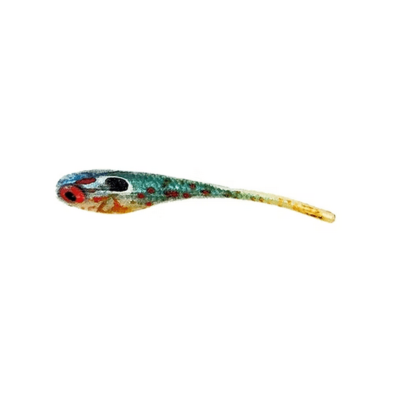 Crappie Fry 2" Orange Spotted Sunfish 12 pk | Soft Plastic Fishing Lures for Crappie, Bluegill, Bass & Panfish | Realistic Sunfish Swimbaits with Lifelike Action | Soft Baits for Freshwater Fishing