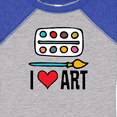 thumbnail image 4 of Inktastic Painting I Love Art Boys or Girls Baby Bodysuit, 4 of 5