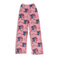 thumbnail image 2 of Pantalon de Pyjama Violet Rose pour Femmes, Bas de Pyjama Long Doux Décontracté m, 2 of 5