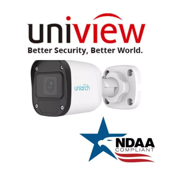 Uniarch from Uniview 2MP IP Bullet Security Camera – Built-in Mic, Night Vision, IP67 Outdoor – Secure IT Global