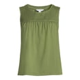 thumbnail image 5 of Time and Tru Women's Sleeveless Crochet Tank, Sizes XS-XXXL (Women's and Women's Plus), 5 of 5