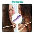 thumbnail image 5 of Unique Bargains 2 Pcs Anti Static Hair Comb Wide Tooth for Thick Curly Hair Hair Care Detangling Comb Purple, 5 of 7