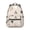 Geometric Triangle Beige, variant on Black and Gold Marble Pattern Backpack for School, Cute School Bag with Adjustable Shoulder Straps and Padded Back, 15.3"x11"x7.1"