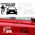 thumbnail image 5 of 13x20cm 3d Respect For Cyclists Waterproof Reflective Biker Motorcycle Car Auto Accessoires Sticker Decal Funny Vinyl On Car Styling,,Colorful Style1, 5 of 5