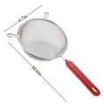 thumbnail image 2 of Coofit Double Fine Mesh Strainer Stainless Steel Wire Sieve Sifter with Plastic Handle, 2 of 10