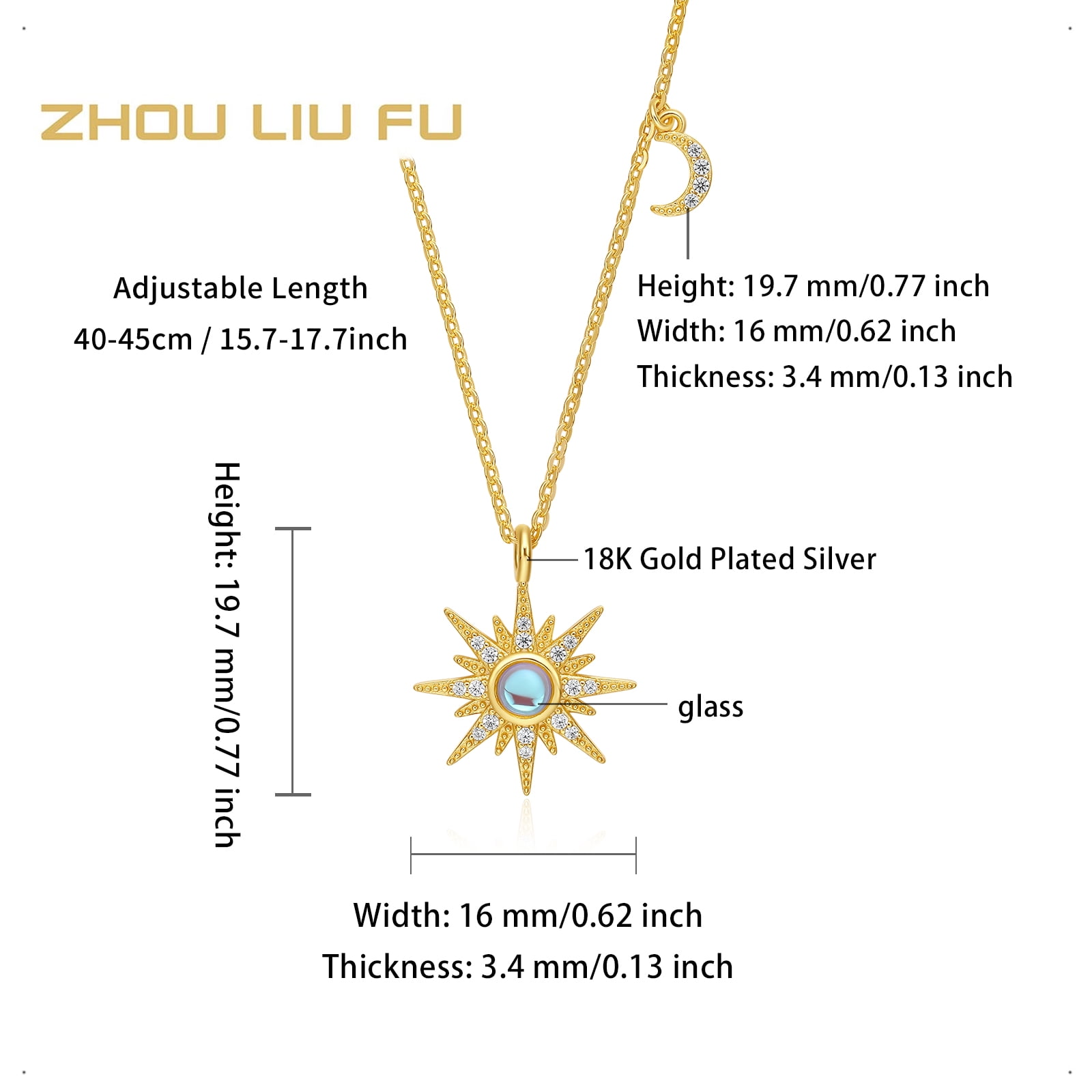 ZHOU LIU FU Mystery Jewelry for Women S925 Sterling Silver Pendant Necklace Blind Box, Dainty Jewelry Birthday Valentine’s Day Gift for Women Girlfriends