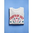 thumbnail image 3 of Fourth Of July Fireworks Sweatshirt Men -Image by Shutterstock, Male 4X-Large, 3 of 4