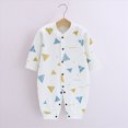 thumbnail image 2 of CAUYDY Infant Boy Clothes Preemie Pajamas for Girls Newborn Long Sleeved One-Pieces Baby Soft Sleepers Fall Winter 3 6 9 Months 1T 2T Sizes 9-12 Months,Blue, 2 of 6