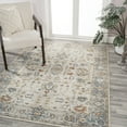 thumbnail image 4 of JONATHAN Y WASHABLE 3 x 5 Area Rug, Hiero Persian Border - Cream/Terra, WSH314A-3, 4 of 9