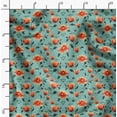 thumbnail image 2 of Soimoi Pure Silk Green Fabric By the Yard - 42 Inch Wide - Florals Print Fabric - Elegant and Timeless Patterns for Fashion and Home Decor Printed Fabric, 2 of 6