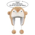 thumbnail image 5 of Jiibva Cute Cartoon Penguin Plush Earmuffs Hat Winter Furry Hat for Ladies Outdoor, 5 of 7