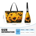 thumbnail image 4 of Pofeuu Flower Bush Sunflower Print Beach Bag,Waterproof Sandproof Beach Tote Bag, Large Capacity Foldable Beach Bags for Women, 4 of 7