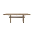 thumbnail image 4 of Coastal Wood Rectangular Kitchen Table with Six Chairs Dining Table Brown, 4 of 17