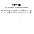 thumbnail image 2 of Transit Auto Front Rear Complete Suspension Strut & TQ sway Bar Link Kit (8Pc) for Car 2011-2019 Dodge Journey 3.6L Excludes 4 Cylinder Engine Left Right Side (Driver Passenger) KSS-107737, 2 of 2