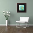 thumbnail image 3 of Trademark Fine Art "Blue Peony Light" Canvas Art by Color Bakery Black Matte, Wood Frame, 3 of 4