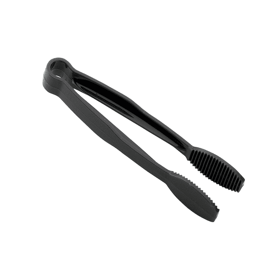 Tong 6" Flat Grip Black