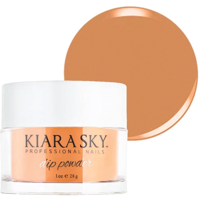 Kiara Sky Polvo para inmersión de uñas de larga duración, tonos nude, 1 oz, cambios desnudos
