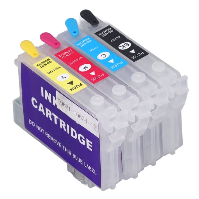 Cartucho de tinta de impresora reutilizable 4 piezas BK NikouMX