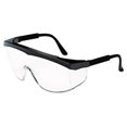 thumbnail image 3 of Crews 135-SS110 Stratos Black Frame Clear Lens Safety Glass, 3 of 3