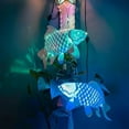 thumbnail image 3 of Paokuoon Flying Fish Lantern Light up Flying Fish Lantern USB Operated Adjustable Colorful LED Carp Fish Lantern Home Office Decoration Gift, 3 of 7