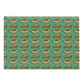 thumbnail image 1 of Pumpkin Cutting Board, Graphic Image of Sketchy Repeating Pie Slices Thanksgiving Day, Decorative Tempered Glass Cutting and Serving Board, in 3 Sizes, by Ambesonne, 1 of 2