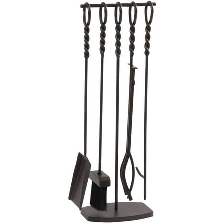 Pleasant Hearth Waverly 5 Piece Fireplace Tool Set Fa078tl