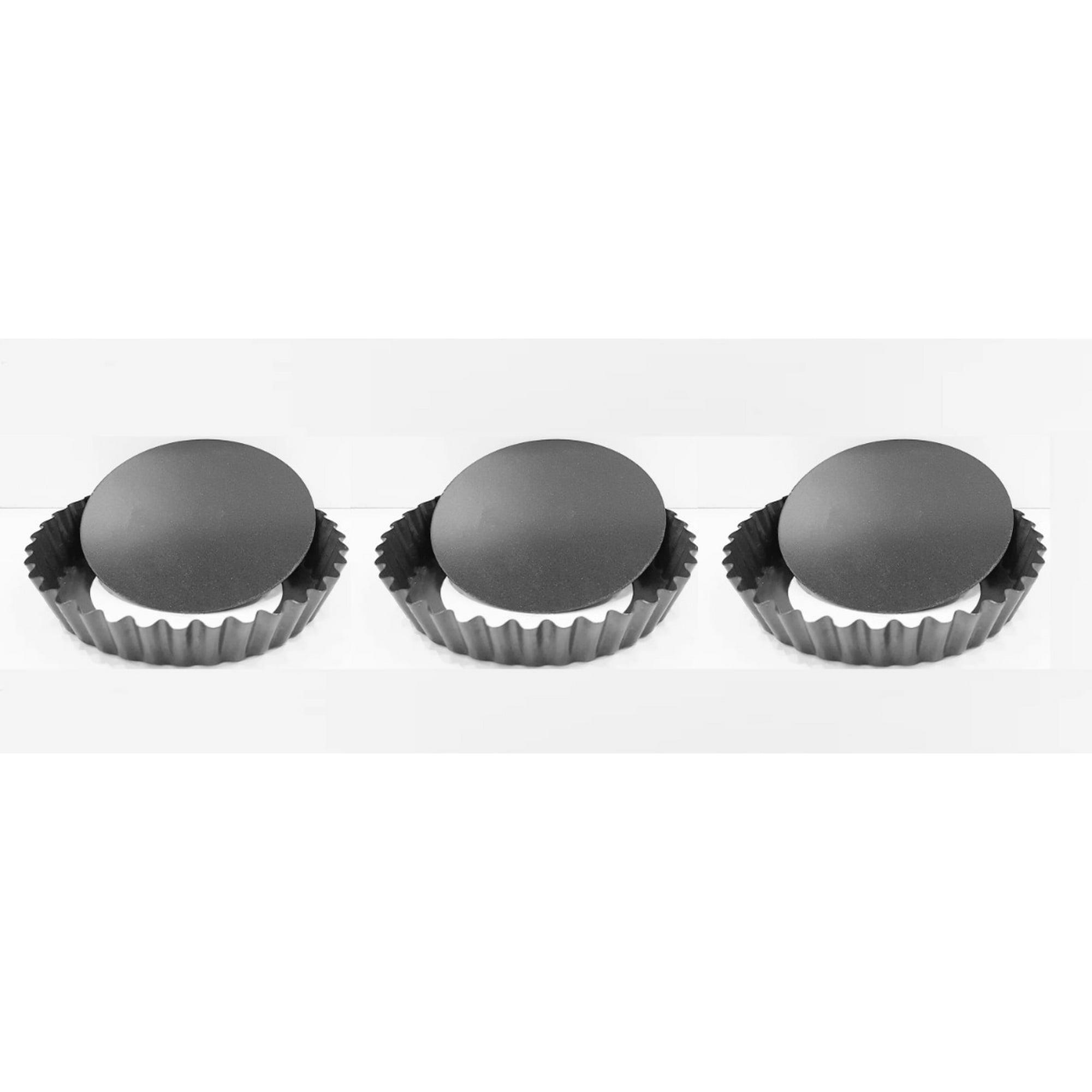 Pack X3 Moldes Tartaleta Desmontable Tarta Individual 10,5Cm
