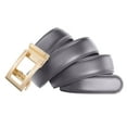 thumbnail image 2 of Men's Leather Ratchet Belt - Adjustable Slide Belt for Dress and Casual, Trim to Fit, 2 of 8