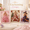 thumbnail image 5 of Princess Pearl Painting Kit with Frame, Diamond Art Kit for Adults Kids, DIY Pearl Art Craft for Home Wall Decoration,1PCS, 5 of 7