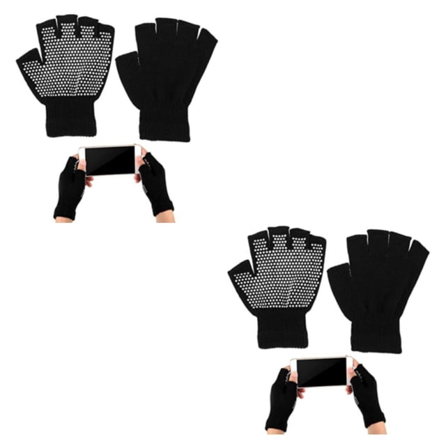 crativent Black Durable Compression Gloves For Women Support And Comfort For Active Lifestyles Sports 2Set