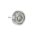 thumbnail image 3 of Uxcell ABEC3 Z1 Level  Deep Groove Ball Bearings Metric Double Shielded Chrome Steel Silver Tone 5pcs 0.2''x0.55''x0.2'', 3 of 5