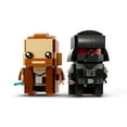 thumbnail image 3 of LEGO BrickHeadz: Star Wars - Obi-Wan Kenobi & Darth Vader - 260 Piece Building Kit [LEGO, #40547, Ages 10+], 3 of 9