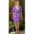 thumbnail image 4 of HAPPY BAY Women's Beachwear Summer Swim Beach Dress Cover ups for Swimwear Women Loose Swing Swimsuit Coverups for Women Tops XL-XXL Purple, Floral Hibiscus, 4 of 4