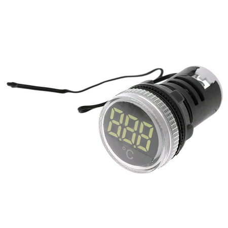 

22mm AC 50-380V Thermometer Indicator Light Electronic Parts -20-119℃ Durable