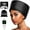 Black, variant on Uarter Hair Steamer Cap Practical Deep Conditioning Women Heating Thermal Heat Cap with 3 Mode Temperature Control, Purple