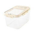 thumbnail image 1 of DOLITY Cereal Rice Food Storage Container Clear Sealed Can Large Capacity Flour Bin 10KG, 1 of 9