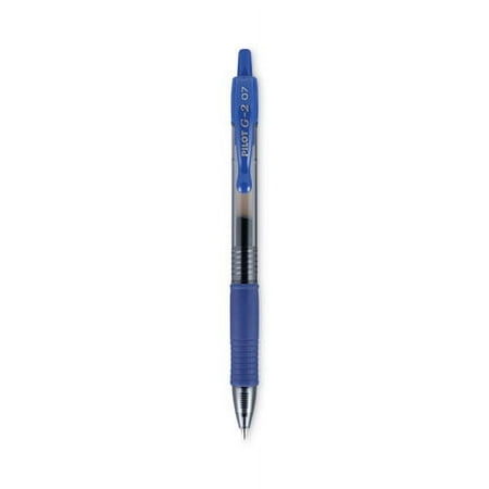 G2 Premium Gel Pen, Retractable, Fine 0.7 Mm, Blue Ink, Smoke Barrel, 2/pack | Bundle of 2 Packs