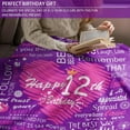 thumbnail image 3 of 13th Birthday Gifts for Girls, Girls 13th Birthday Gift Ideas, 13th Birthday Gifts, Girls 13th Birthday Gifts, 13 Gifts for 13th Birthday Throw Blanket 50 in × 60 in, 3 of 5