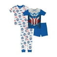 thumbnail image 2 of Marvel Boys' Pajama Set, Captain America, 6, 2 of 2