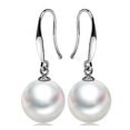 thumbnail image 4 of Pendientes colgantes de perla con gancho para mujer, regalo de joyería, 1 par, 4 of 5